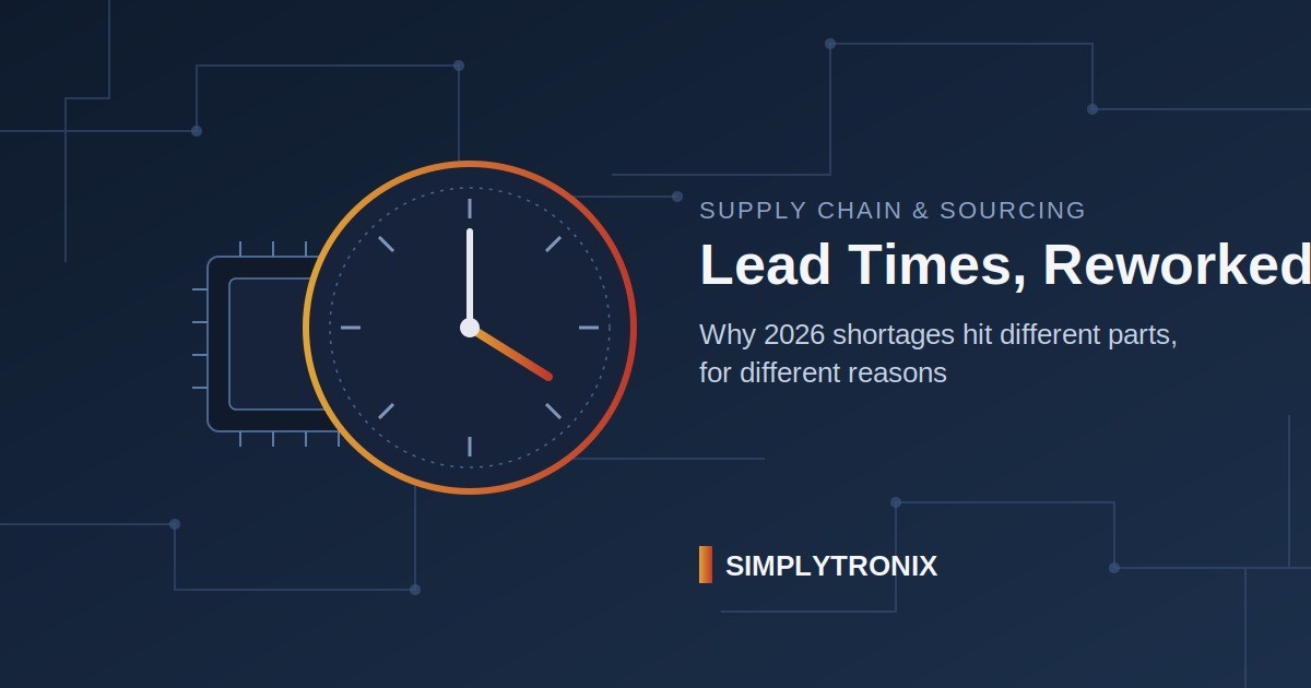 Title: The 2026 Component Shortage Isn't Pandemic 2.0 — It's Something Trickier